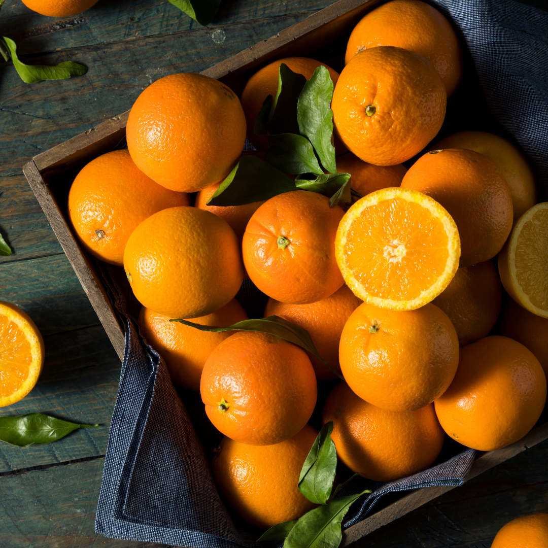 Oranges nombril biologiques